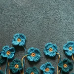Crochet Sunflower Bun Ring (2 in.) view 3